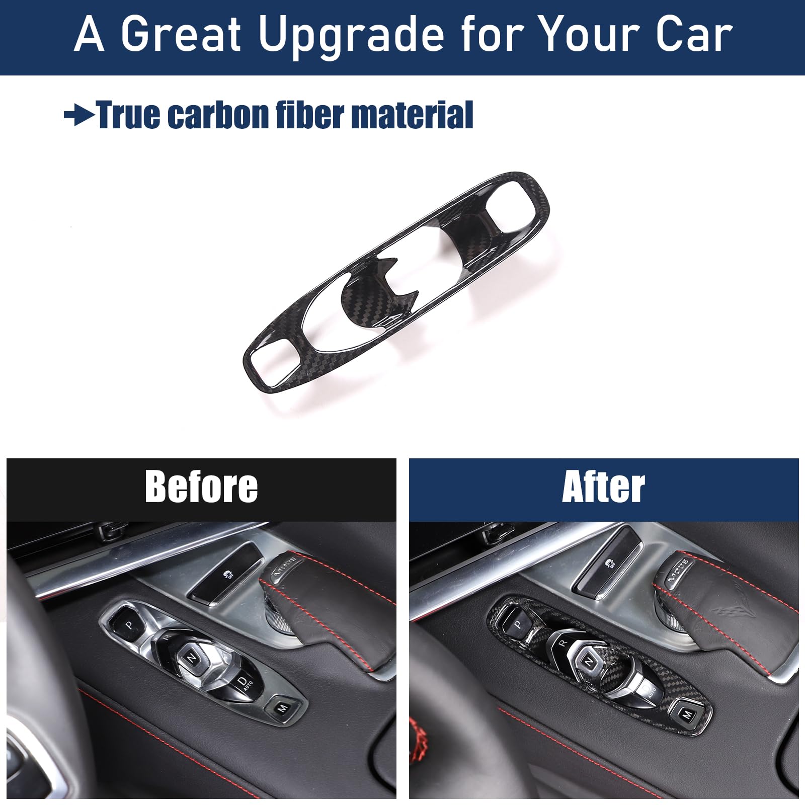 Amazon.com: TOYCIDFG Center Console Gear Shift Button Panel Cover